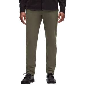 Lululemon ABC Classic Fit 5 Pocket Pant Warpstreme Mens 31 Olive Green Business
